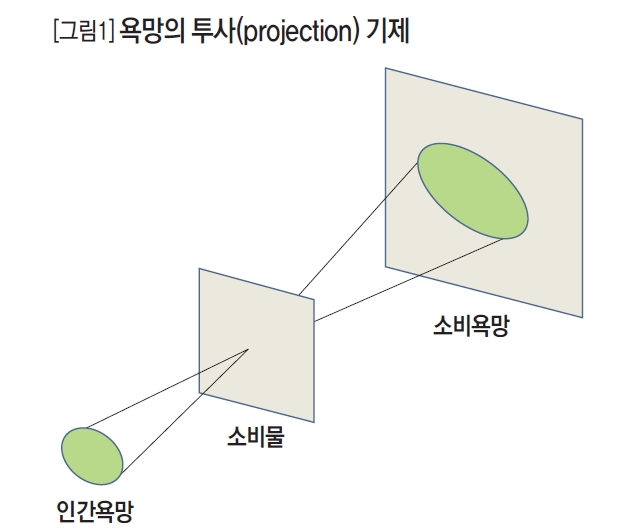 욕망의 투사(projection) 기제