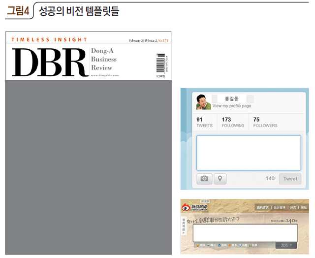 성공의 비전 템플릿들