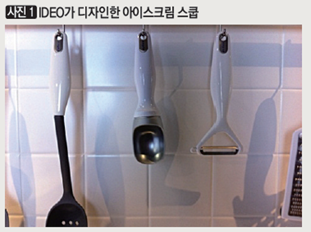 [사진1] IDEO가 디자인한 아이스크림 스쿱