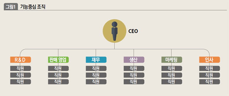 기능중심 조직