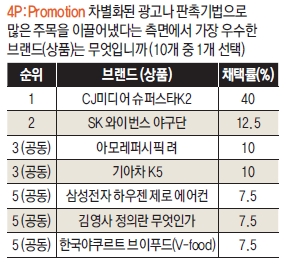 2010년 Best Marketing-4P:Promotion