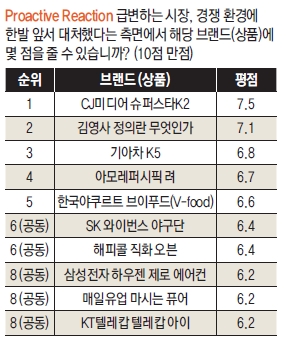 2010년 Best Marketing-Proactive Reaction