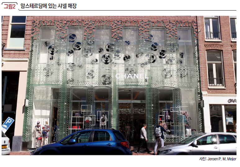 암스테르담에 있는 샤넬 매장