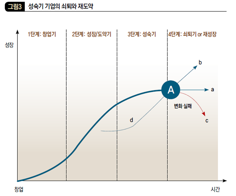 성숙기 기업의 쇠퇴와 재도약