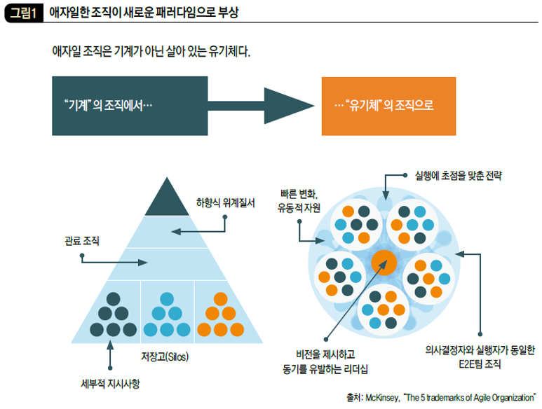 애자일한 조직이 새로운 패러다임으로 부상