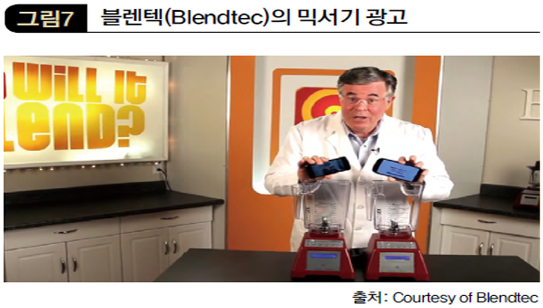 블렌텍(Blendtec)의 믹서기 광고