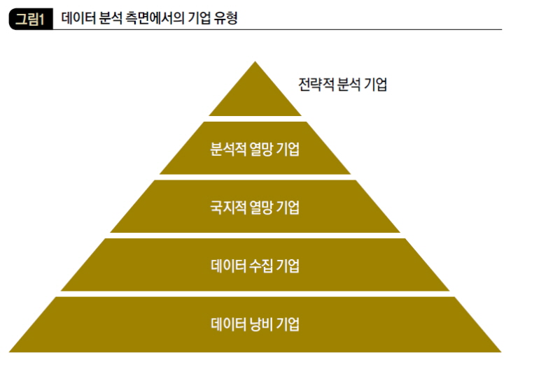 데이터 분석 측면에서의 기업 유형