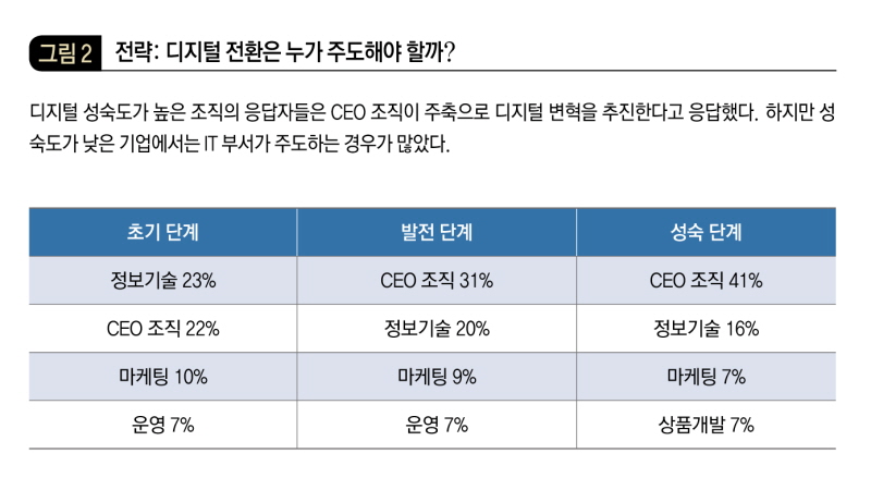 전략: 디지털 전환은 누가 주도해야 할까?