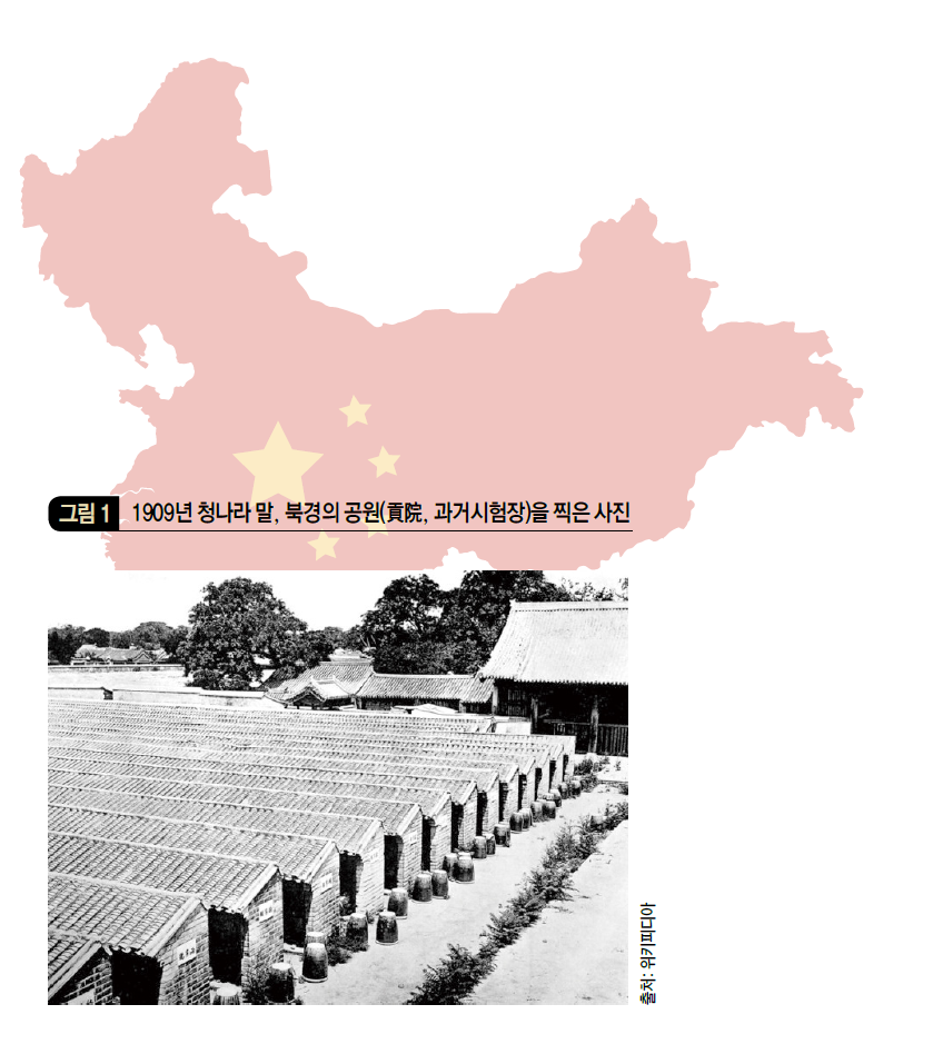 1909년 청나라 말, 북경의 공원(貢院, 과거시험장)을 찍은 사진