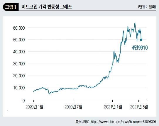 비트코인 가격 변동성 그래프