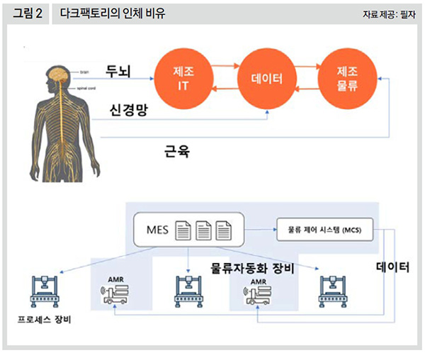 다크팩토리의 인체 비유