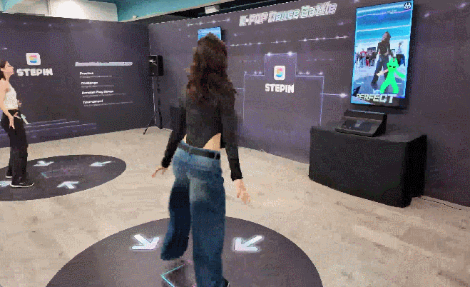 AI Dance Machine K-Pop Battle at K-Expo Spain