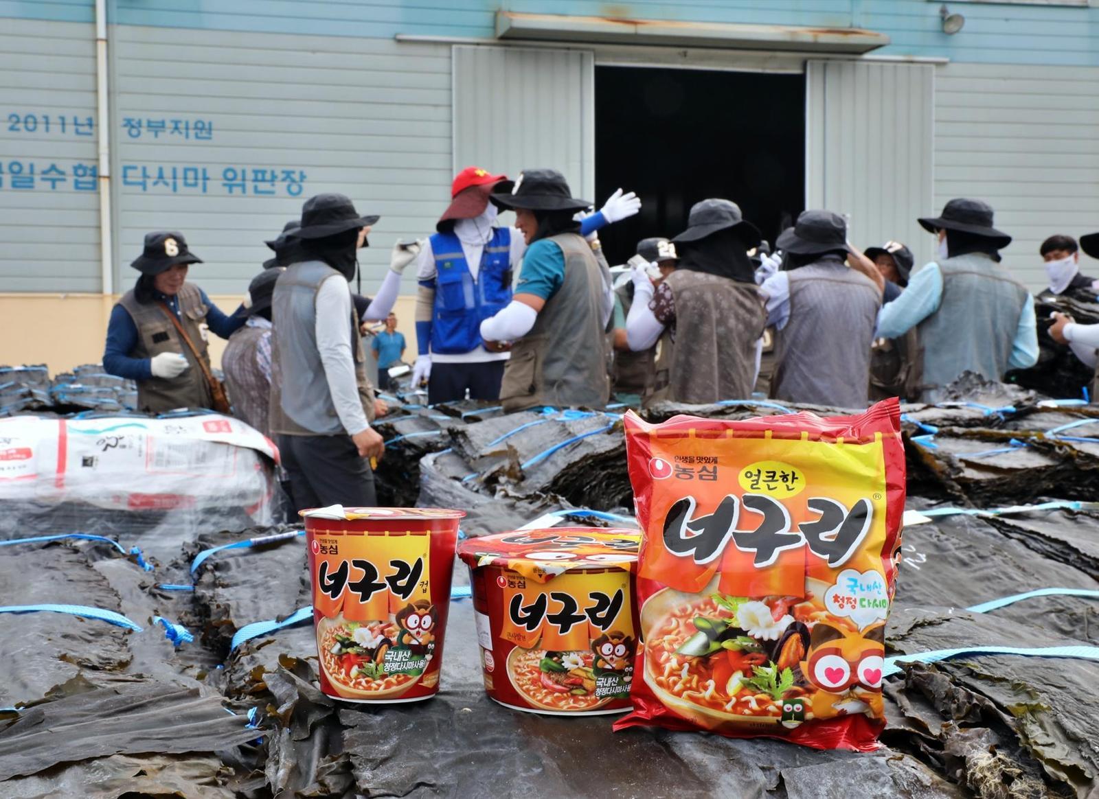 'Neoguri' Seaweed Piece Connects Regions