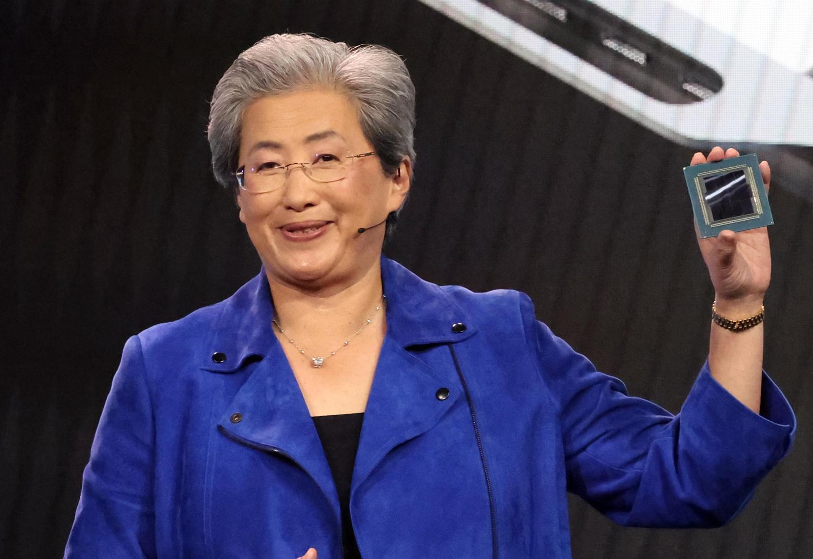 AMD 리사 수, 엔비디아에 맞설 첨단 GPU 공개