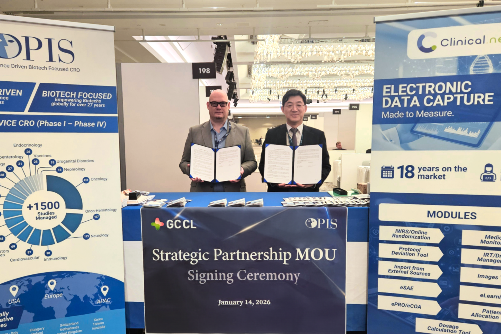 GCCL, OPIS Sign MOU to Boost Global Trials