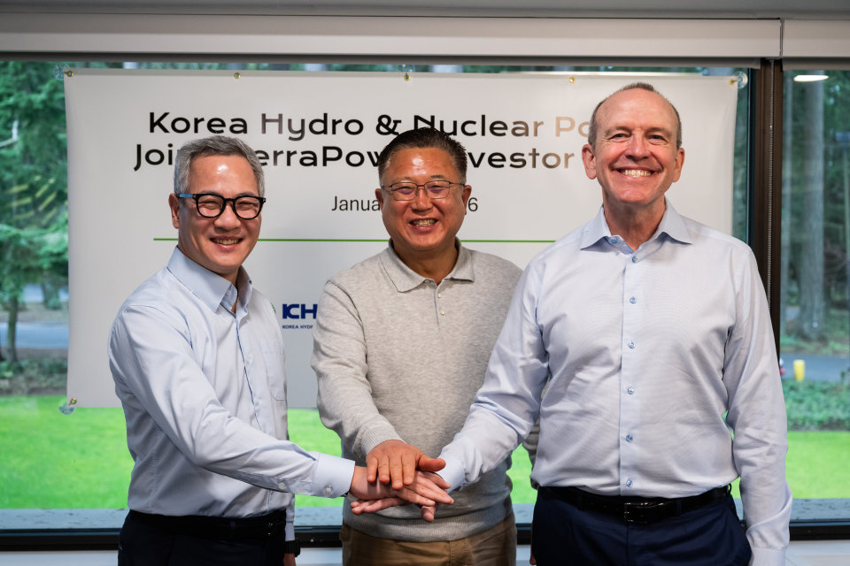 KHNP Joins SK SMR Project, Buys TerraPower Stake