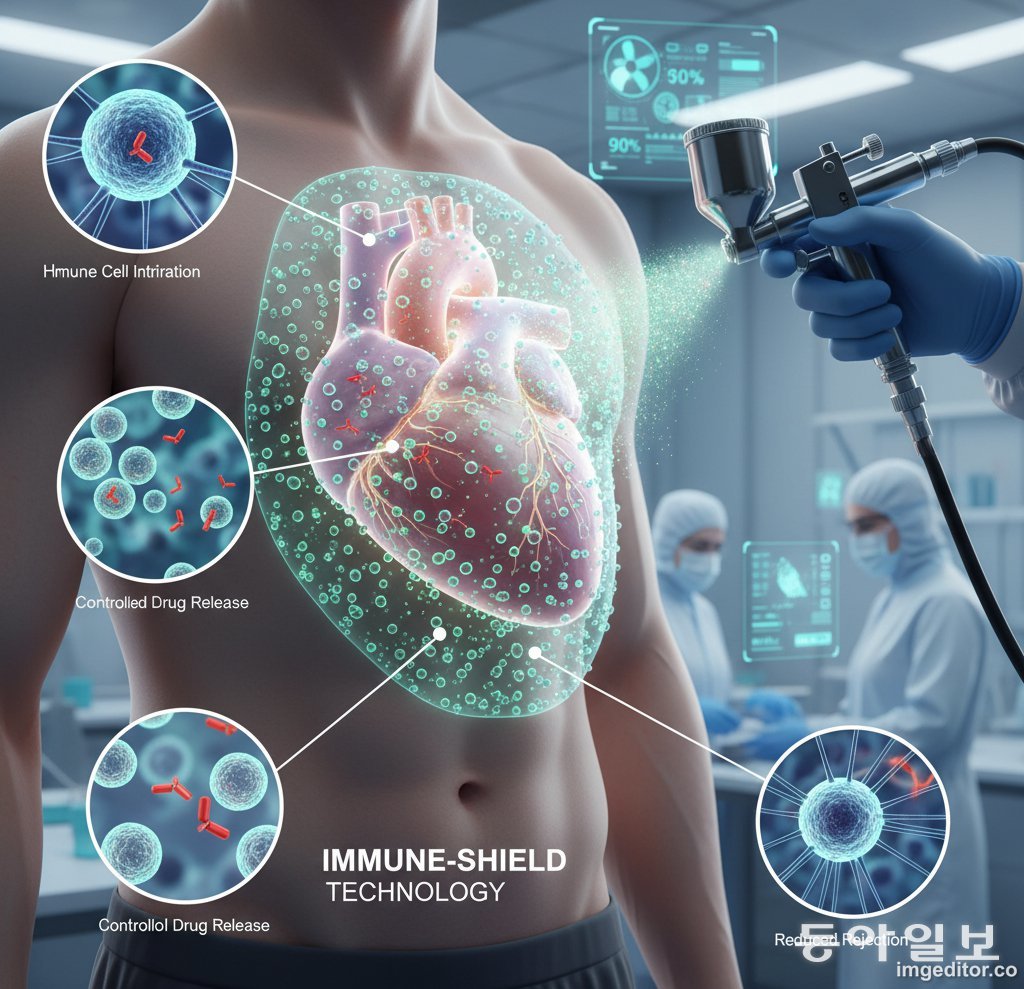 POSTECH Develops Sprayable Immunosuppressant for Transplants