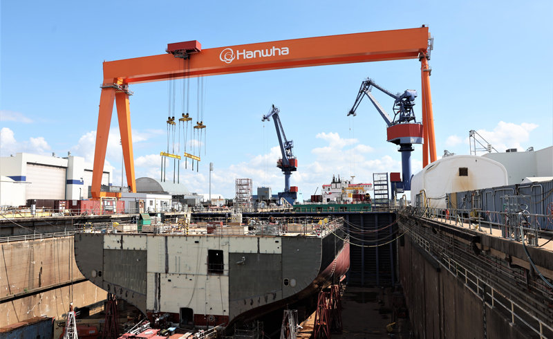 Hanwha Wins First Order for U.S. Navy Supply Ship Design