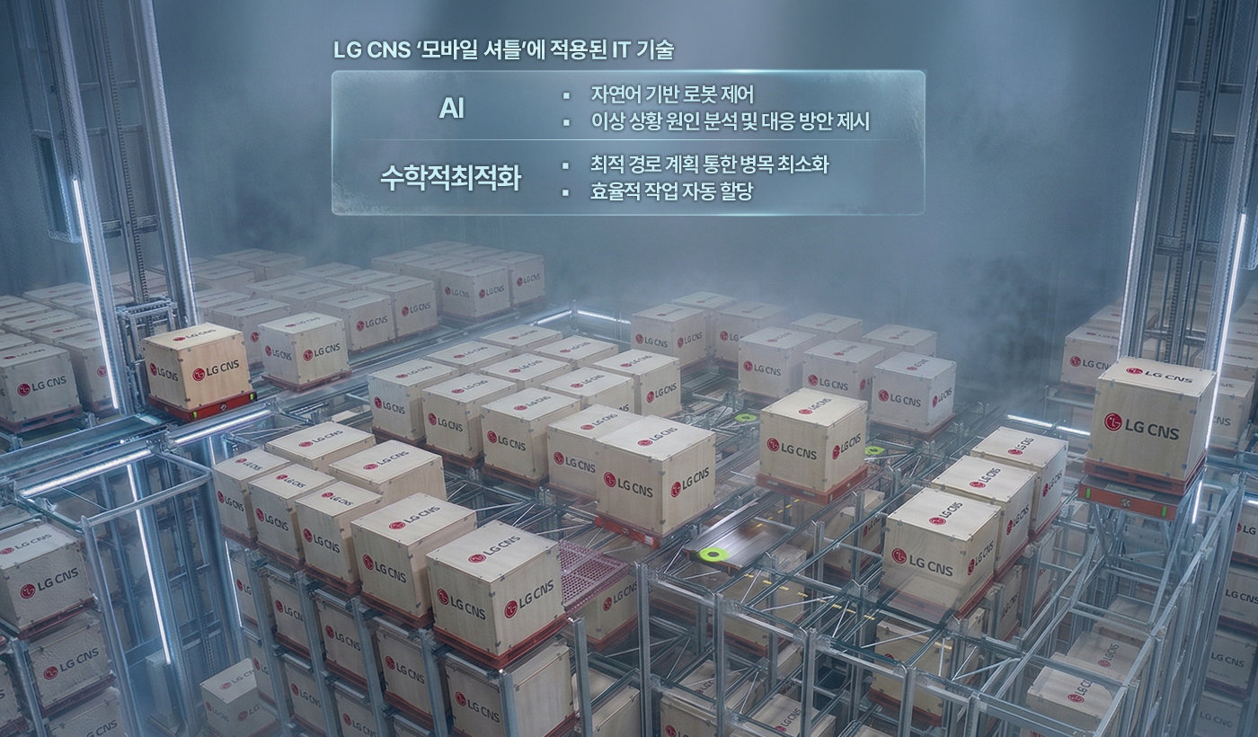LG CNS, 영하 26도서 작동하는 물류 로봇 공개