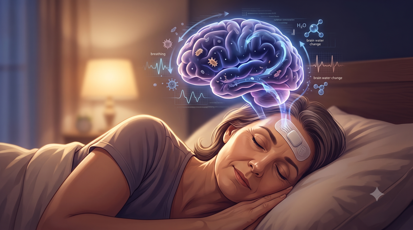 Wearable Patch Shows Brain ‘Cleaning’ During Sleep